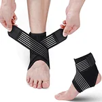 This ankle brace for women sprained ankle helps in stabilizing & preventing foot injuries without restricting your motion. This foot brace for plantar fasciitis keeps a snug fit during your daily activities like walking and working out.